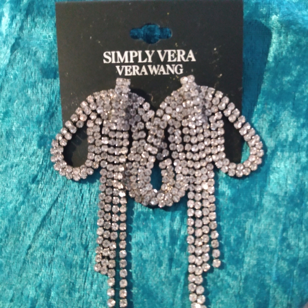 Simply Vera rhinestone earrings